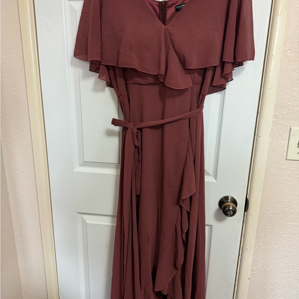 Elegant Mauve Dress